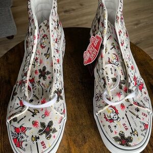 *Discontinued* Rare Custom Vans Stranger things season 4 collab 9.5